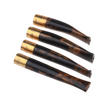 Cross-border hot sale 9mm diameter high-end portable black sea willow cigarette holder